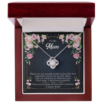 Forever Grateful - Love Knot Necklace